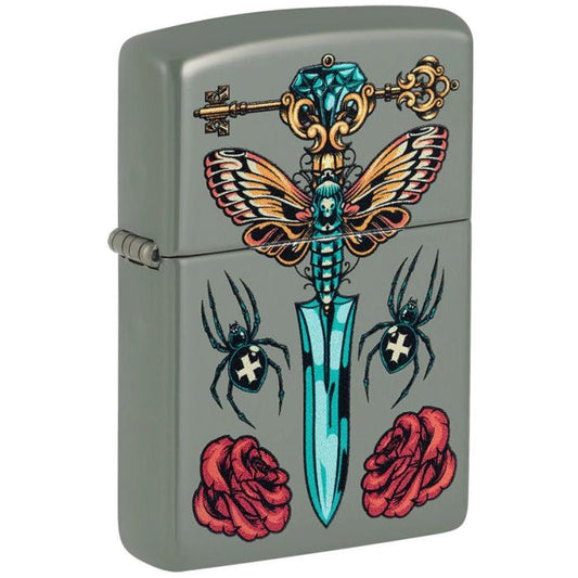 Zippo Gothic Dagger Design Lighter