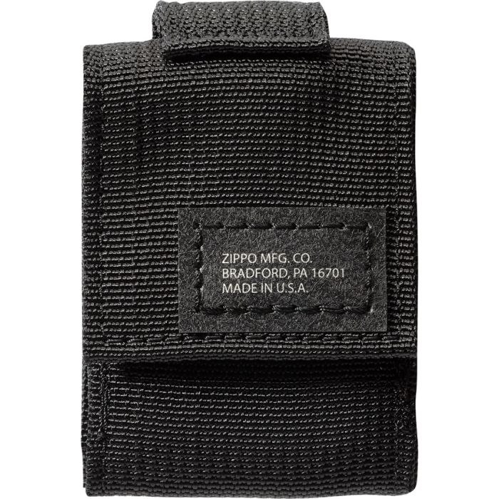 Zippo 236 Blk Crackle Ltr Molle Pouc