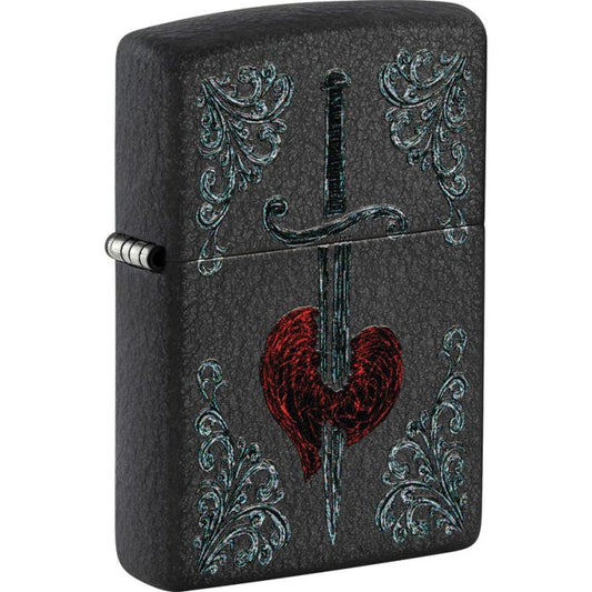 Zippo Heart Dagger Tattoo Lighter