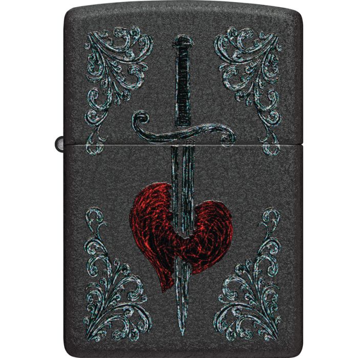 Zippo Heart Dagger Tattoo Lighter