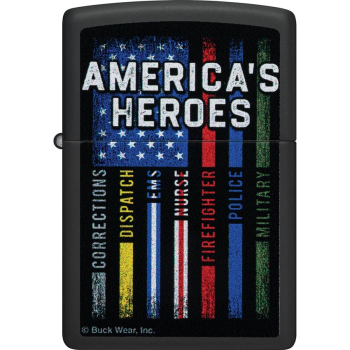 Zippo BuckMark Americas Heroes