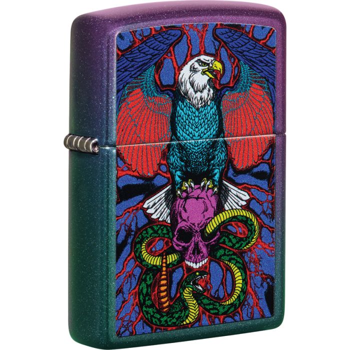 Zippo Eagle, Snake, Skull Lighter