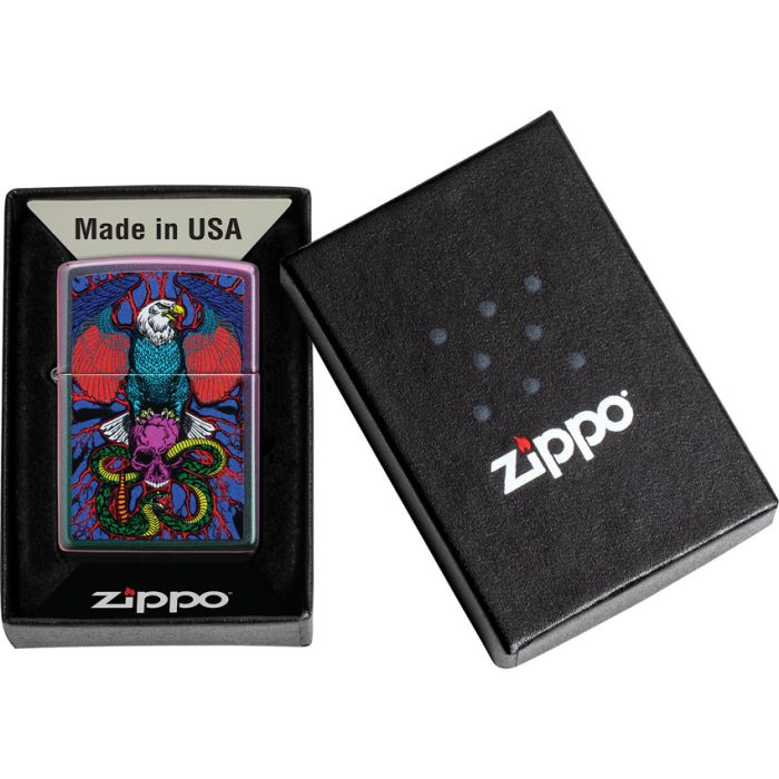 Zippo Eagle, Snake, Skull Lighter