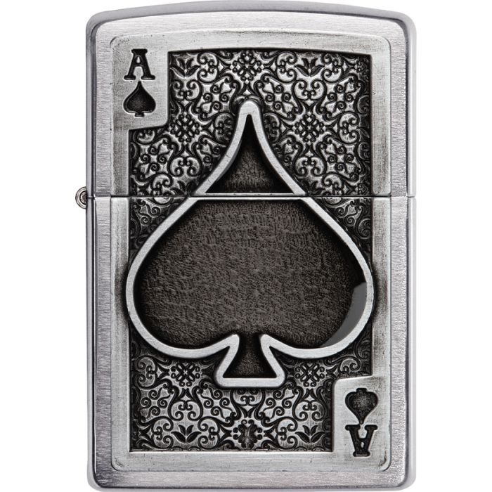 Zippo Ace of Spades Emblem Lighter