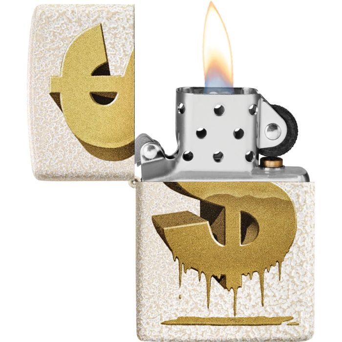 Zippo Drippy Dollar Design Lighter