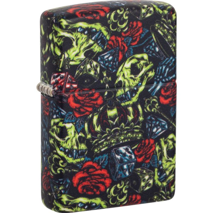 Zippo Skull Crown Design Lighter