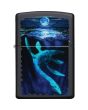 Zippo Black Light Loch Ness Design