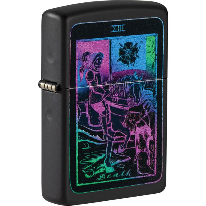 Zippo Black Light Tarot Card