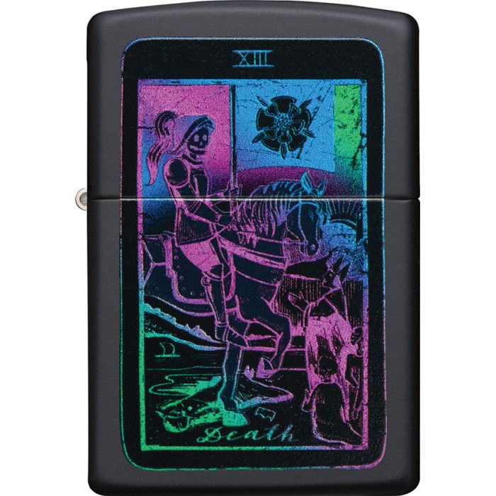 Zippo Black Light Tarot Card