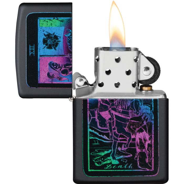 Zippo Black Light Tarot Card