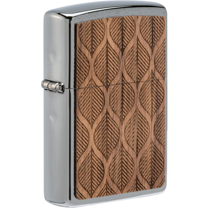 Zippo Woodchuck Walnut Leaves