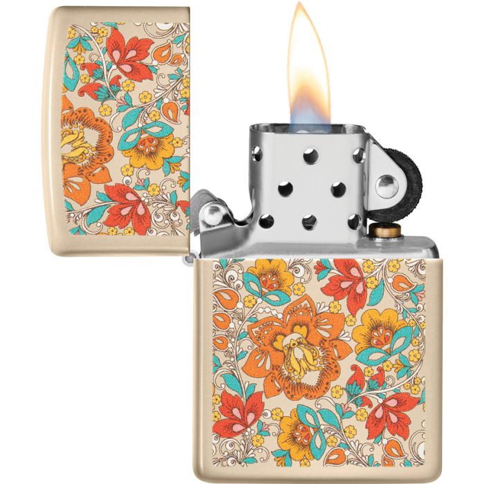 Zippo Vintage Floral Lighter