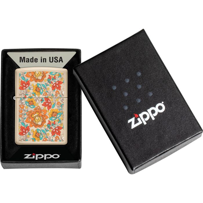 Zippo Vintage Floral Lighter