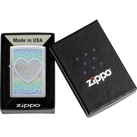 Zippo Heart Design Lighter