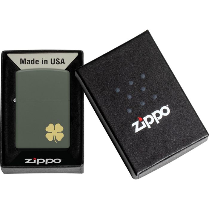 Zippo Four Leaf Clover Lighter