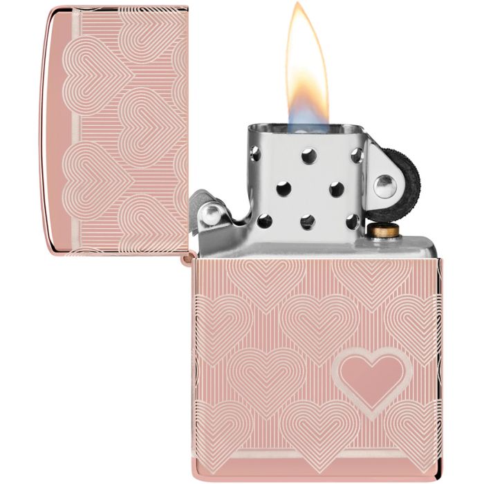 Zippo Heart Design Lighter