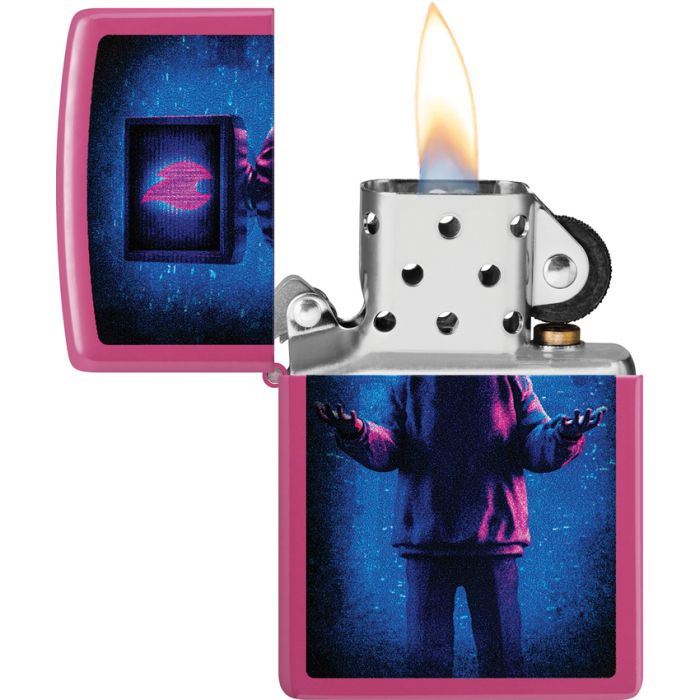 Zippo Flame TV Man Lighter