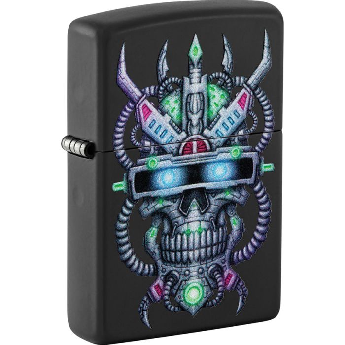 Zippo Cyber Skull Design Lighter