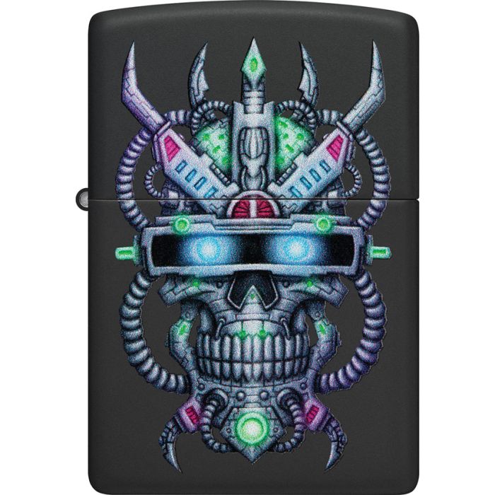 Zippo Cyber Skull Design Lighter