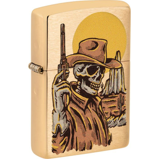 Zippo Cowboy Skull Design Lighter