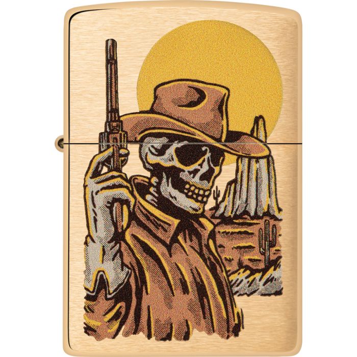 Zippo Cowboy Skull Design Lighter