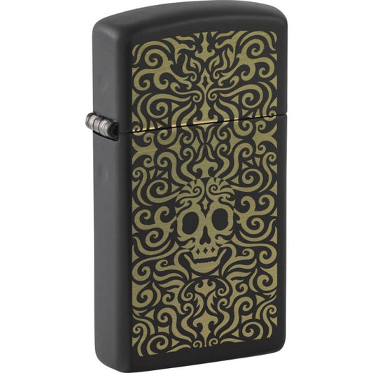 Zippo Skull Filigree Design Lighter