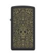 Zippo Skull Filigree Design Lighter