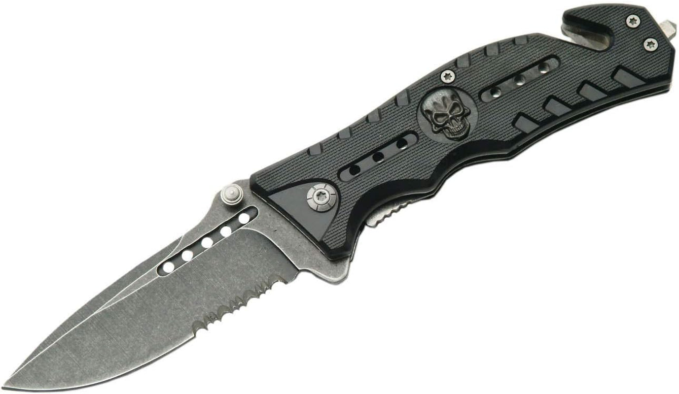 300294 Skull Track Assisted Opening Knife