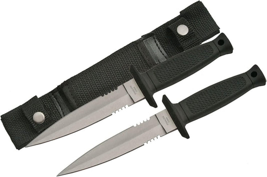 7” Throwing Knife 2-Piece Set with Nylon Sheath