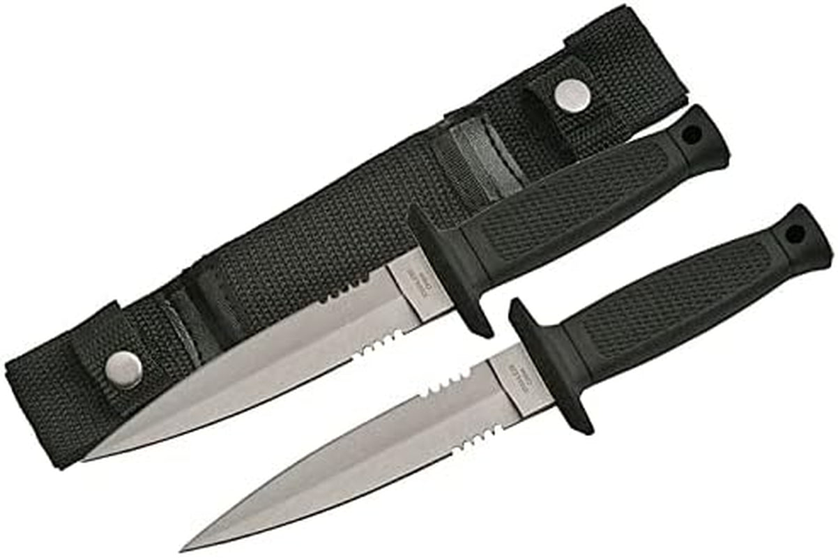 7” Throwing Knife 2-Piece Set with Nylon Sheath