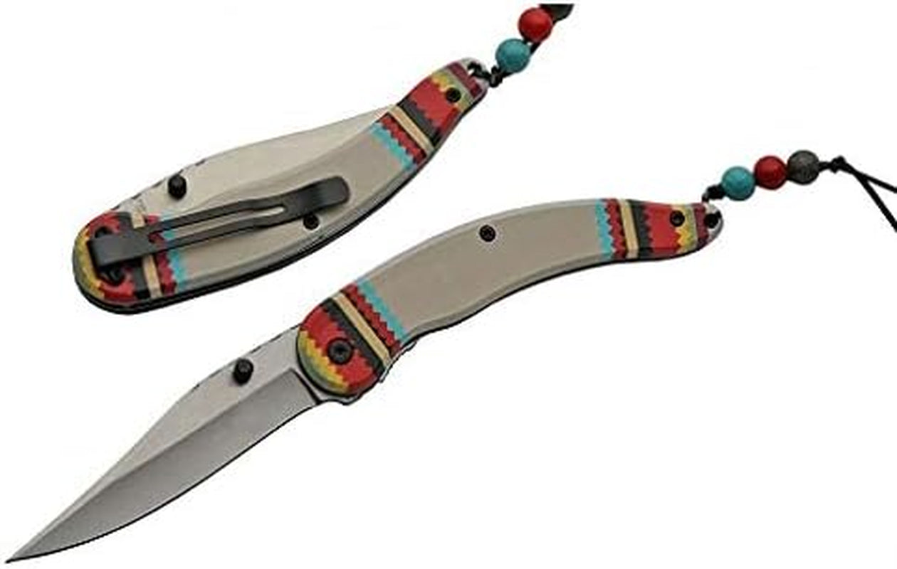 4.75" Inner Spirit Southwestern Style Assisted Opening Folding Knife