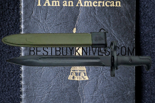 WW II 1943 OL M1 Garand Replica Bayonet