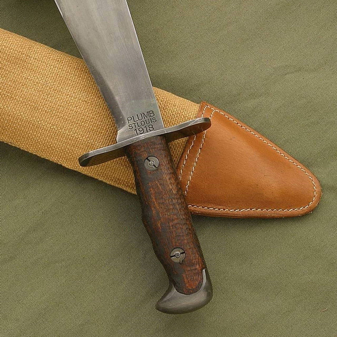 Unleash Power US Model 1917 Bolo Knife with Scabbard – Your Ultimate Survival Tool