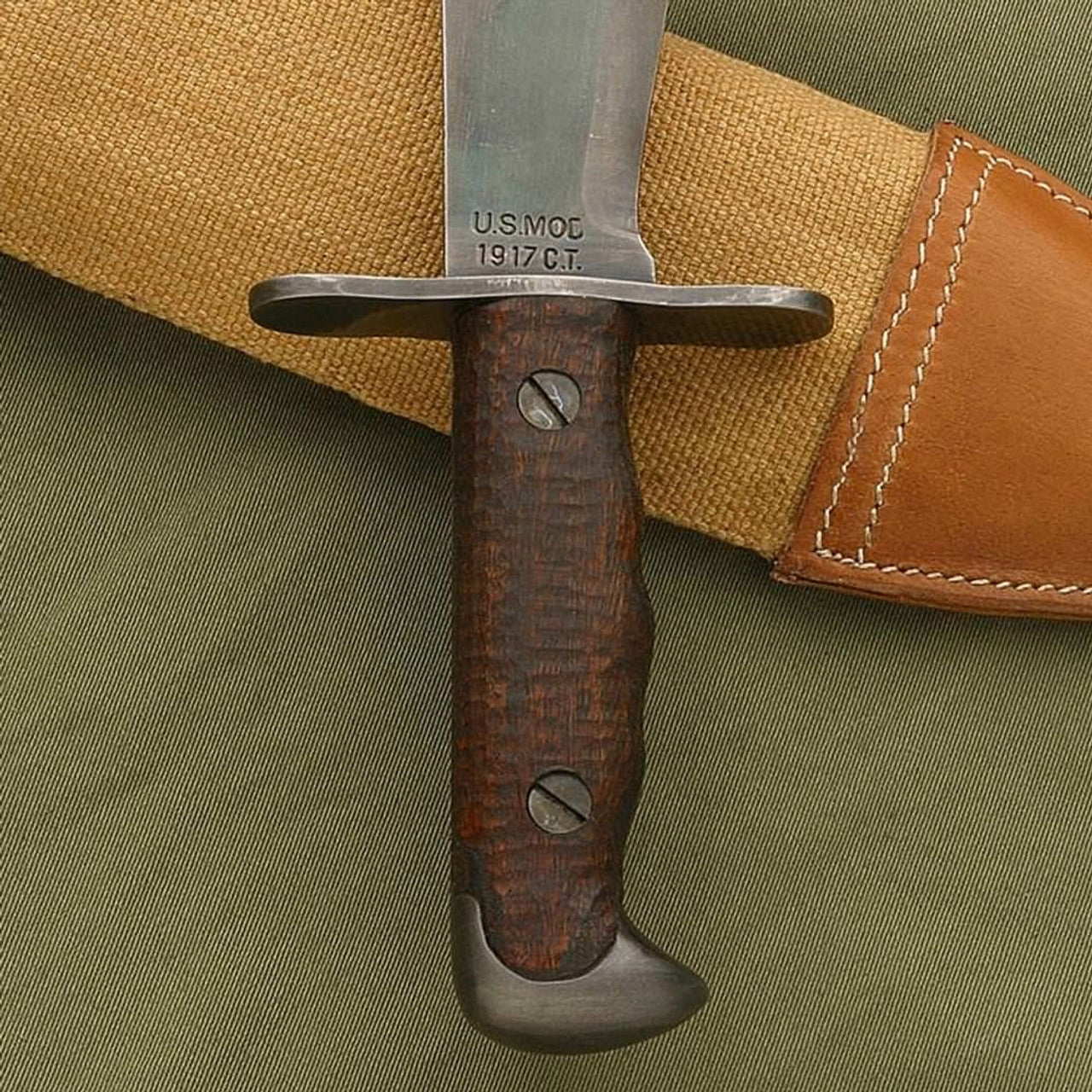 Unleash Power US Model 1917 Bolo Knife with Scabbard – Your Ultimate Survival Tool