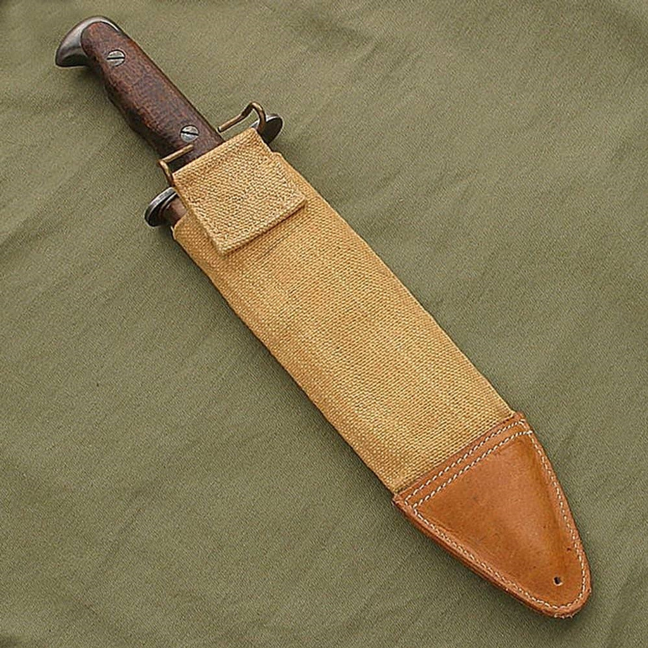 Unleash Power US Model 1917 Bolo Knife with Scabbard – Your Ultimate Survival Tool