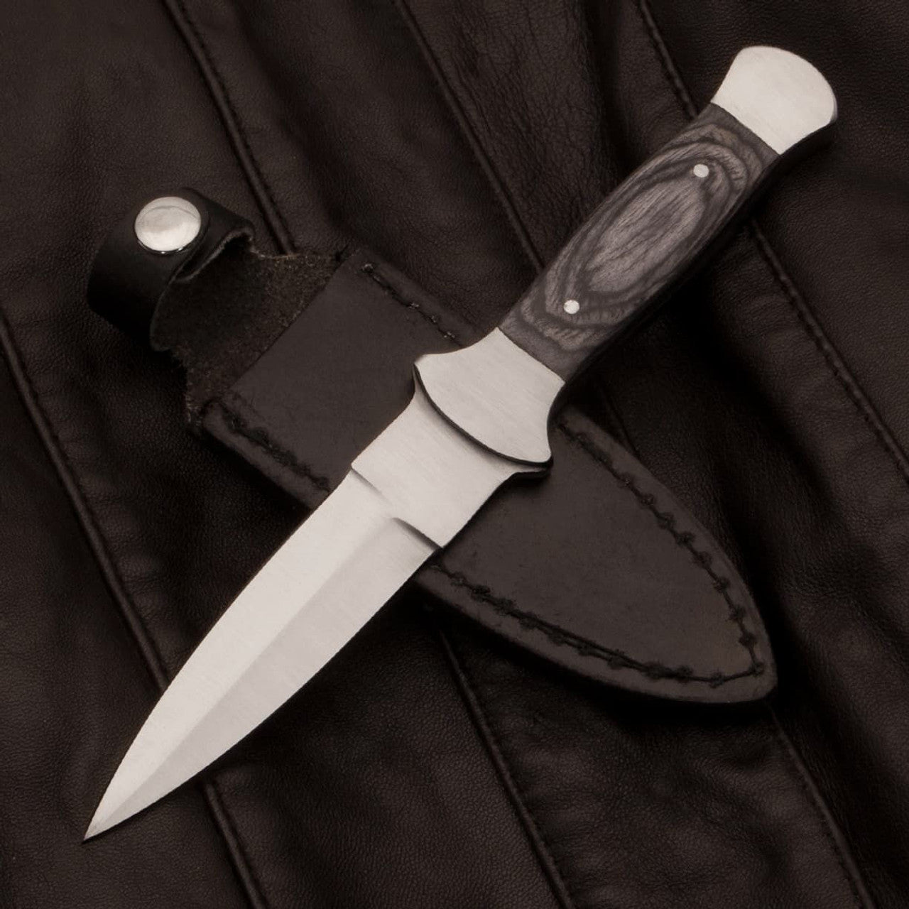 Black Wood Boot Dagger