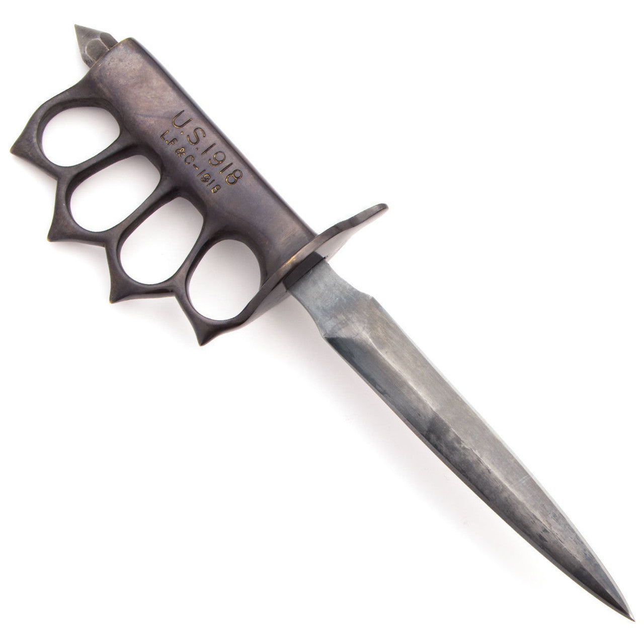 Unlock Your Strength with the Legendary 1918 US Knuckle Duster Combat Knife!