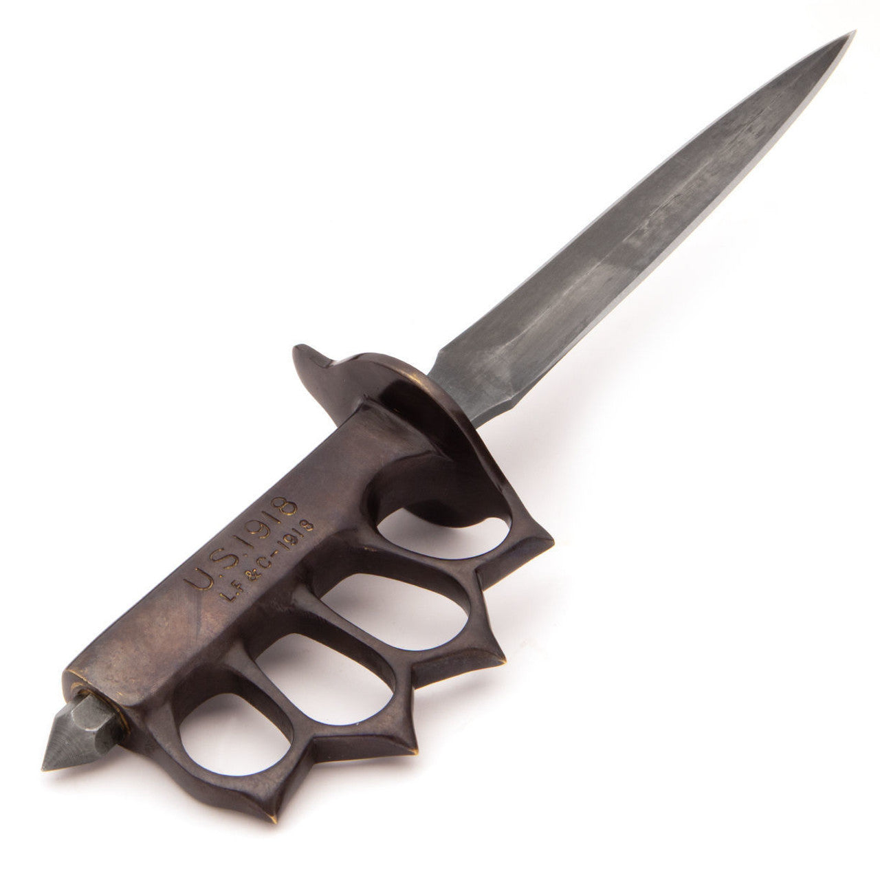 Unlock Your Strength with the Legendary 1918 US Knuckle Duster Combat Knife!