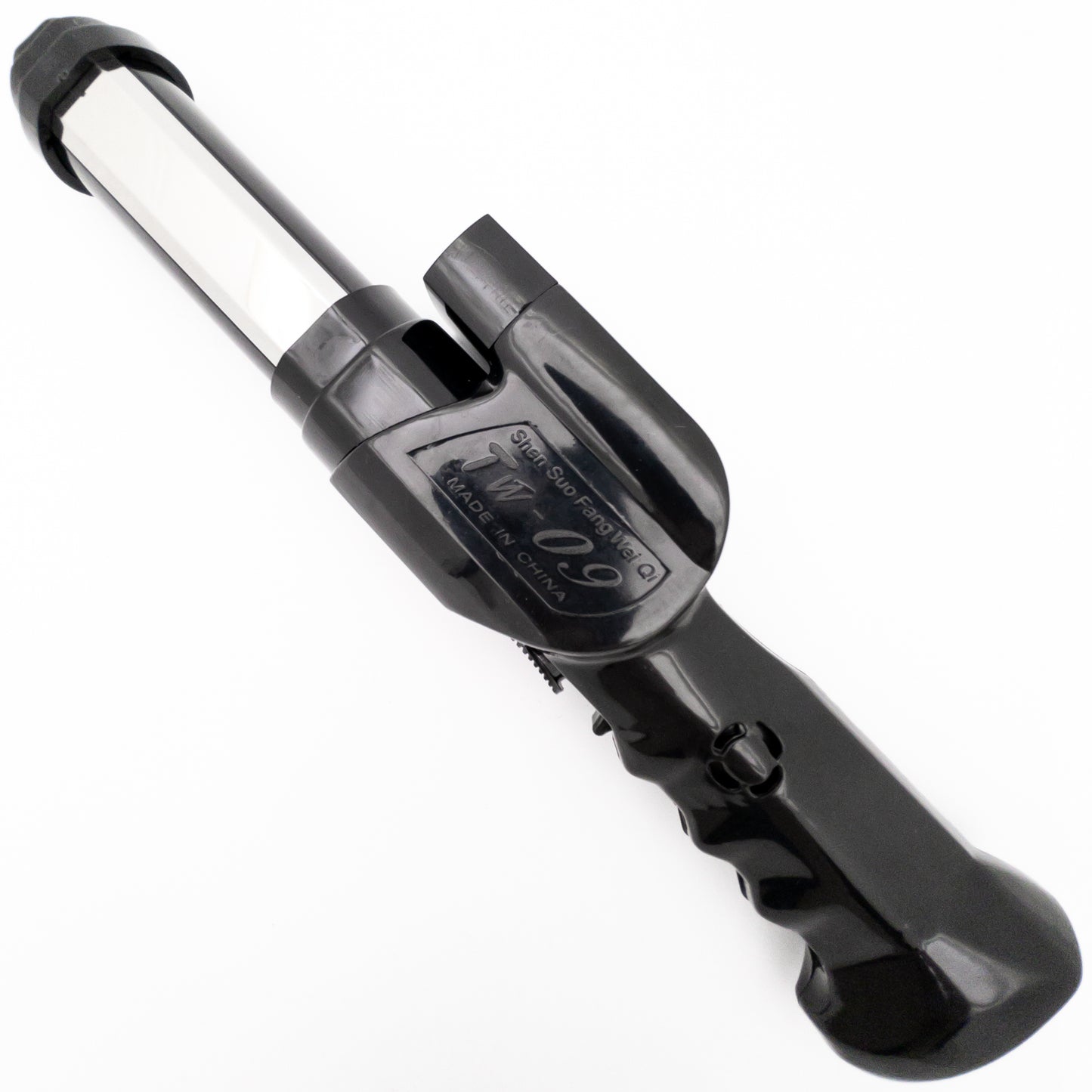 Energized Defender Stun Gun Baton | 800Kv Rechargeable Auto-Extending w Siren & Flashlight