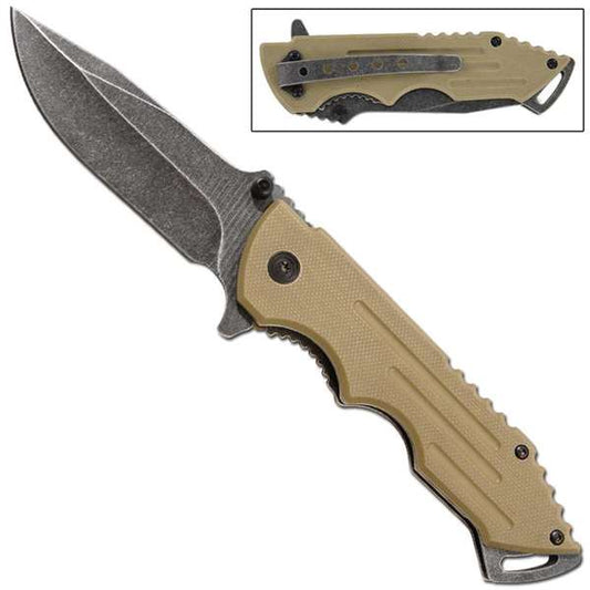 Threatcon Delta Drop Point Spring Assist Knife