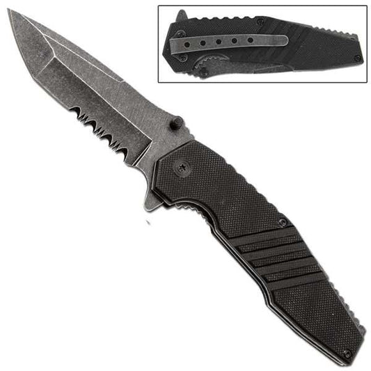 Alpha Force Tanto Spring Assist Knife