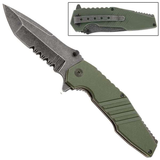 Industrial Warfare Tanto Spring Assist Knife