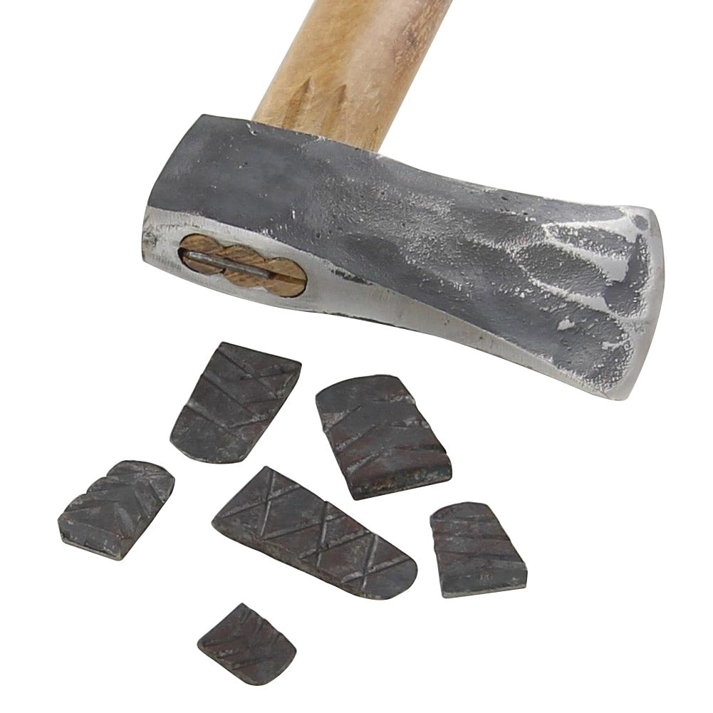 Natural Metal 6 Piece Axe Wedges