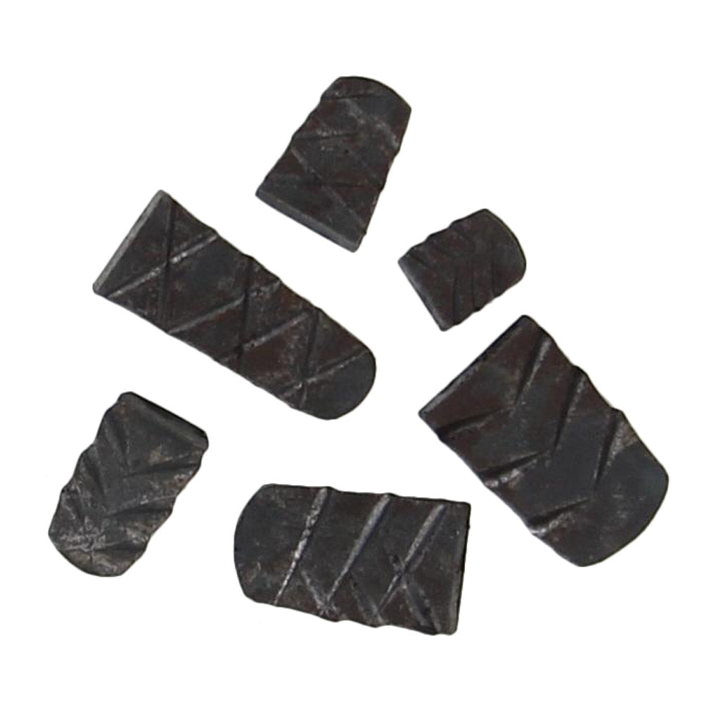 Natural Metal 6 Piece Axe Wedges