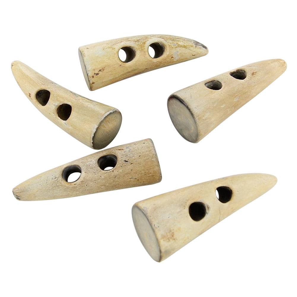 Natural Horn Viking Age Toggle Set