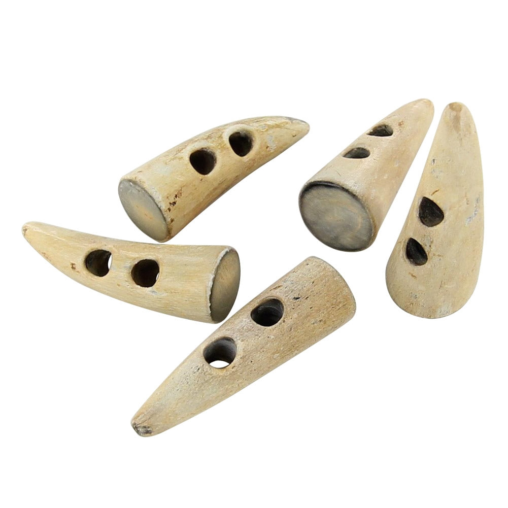 Natural Horn Viking Age Toggle Set