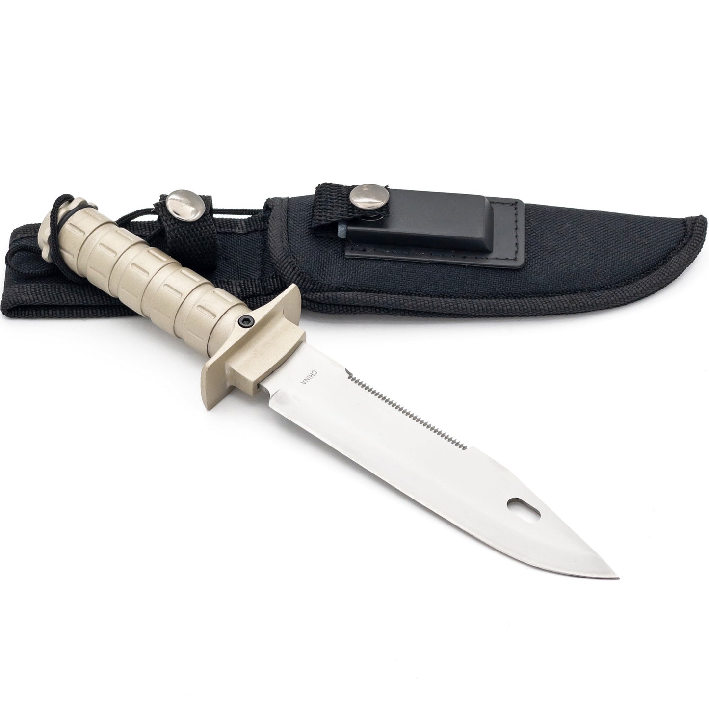 True North Survival Compartment Knife with Heavy Duty Sheath