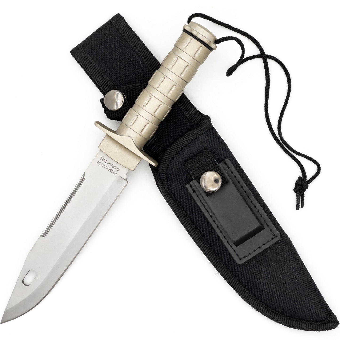 True North Survival Compartment Knife with Heavy Duty Sheath