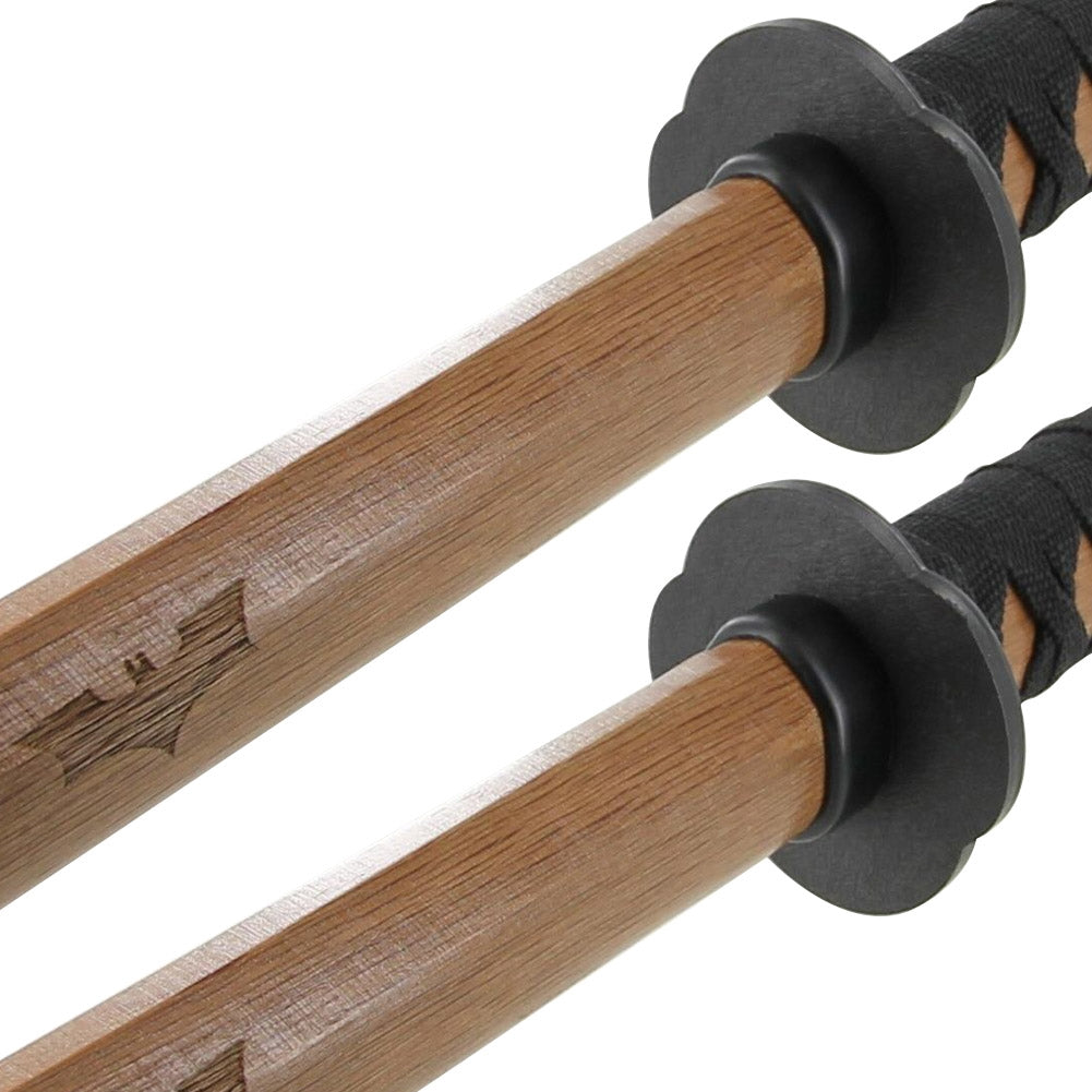 Natural Wood Dark Night Rises Bokken Set