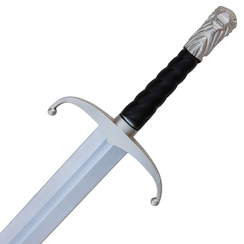 Snow Sigil Wolf Medieval Long Sword Sheath Combo